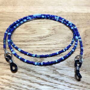 Brillenband in blau