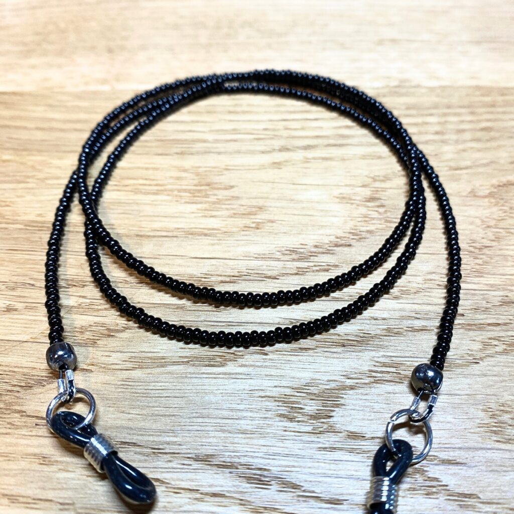 Brillenband in schwarz
