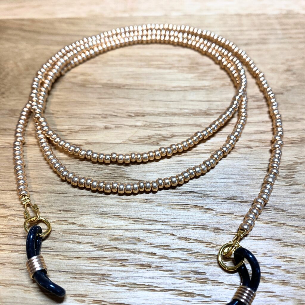 Brillenband in gold